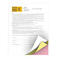 Xerox® Revolution™ Premium Digital Carbonless Laser Paper, White/Canary/Pink, Letter (8 1/2" x 11"), 20 Lb, 92 Brightness, 1670 Total, 167 Sets/Ream 1 thumbnail image