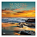 Brown Trout Monthly Wall Calendar, 12" x 12", Sunrise Sunset, January To December 2022 1 thumbnail image