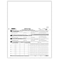 ComplyRight™ 1095-B Tax Forms, Employee/Employer Copy of Health Coverage, Laser, 8-1/2" x 11", Pack Of 500 Forms