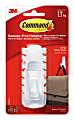 Command Large Hooks, 1 Hook, 2 White Adhesive Strips, Damage Free Hanging Picture Hangers, No Tools Wall Hanging Strips For Living Spaces 1 thumbnail image