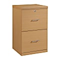 Office Star™ Alpine 17"D Vertical 2-Drawer File Cabinet With Lockdowel™ Fastening System, Natural 1 thumbnail image