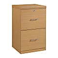 Office Star™ Alpine 17"D Vertical 2-Drawer File Cabinet With Lockdowel™ Fastening System, Natural