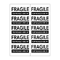 Custom Printed 1-Color Laser Sheet Labels And Stickers, 2" x 4" Rectangle With Perforation, 10 Per Sheet, 100 Sheets Per Box 1 thumbnail image