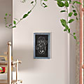 Flash Furniture Canterbury Wall Mount Magnetic Chalkboard Signs, 11" x 17", Rustic Blue, Set Of 10 Signs 1 thumbnail image