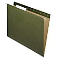 Nature Saver 1/3-Cut Hanging File Folders, Letter Size, 100% Recycled, Green, Box Of 25 1 thumbnail image