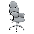 Monarch Specialties Arie Ergonomic Faux Leather High-Back Office Chair, White