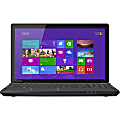 Toshiba Satellite C55t-B5349 15.6" Touchscreen LCD Notebook - Intel Core i3 (4th Gen) i3-4005U Dual-core (2 Core) 1.70 GHz - 4 GB DDR3L SDRAM - 500 GB HDD - Windows 8.1 64-bit - 1366 x 768 - TruBrite - Textured Resin in Jet Black 1 thumbnail image