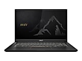 MSI Summit E15 A11SCST-206 15.6" Touchscreen Ultrabook  - 1920 x 1080 - Intel Core i7 (11th Gen) i7-1185G7 1.20 GHz - 32 GB RAM - 1 TB SSD - Ink Black - Windows 10 Pro - NVIDIA GeForce GTX 1650 Ti Max-Q with 4 GB - 16 Hour Battery