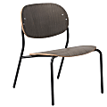 KFI Studios Tioga Laminate Guest Lounge Chair, Dark Chestnut/White