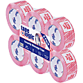 Tape Logic® Tamper Evident Security Tape, 2" x 110 Yd., Red/White, Case Of 6 Rolls 1 thumbnail image