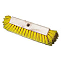 Boardwalk® Dual-Surface Scrub Brush, 10", Yellow