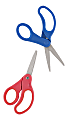 Office Depot® Brand Kids' Scissors, 5" Handles, Pointed Tip, Assorted Colors, Pack Of 2 Scissors 1 thumbnail image