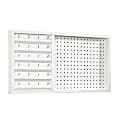 Sauder® Craft Pro Wall Mount Peg Board With Thread Storage, 15-1/4"H x 28"W, White 1 thumbnail image