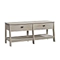 Sauder® Trestle Credenza Entertainment Center For 60” TVs, 24”H x 57-1/2”W x 20”D, Chalked Chestnut 1 thumbnail image