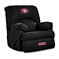 Imperial NFL GM Microfiber Recliner Accent Chair, San Francisco 49ers, Black