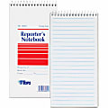 TOPS® Reporter's Notebooks, 4" 8", 1 Subject, Gregg Ruled, 70 Sheets, Pack of 4 1 thumbnail image