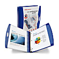 Office Depot® Brand View Professional 3-Ring Binder, 1" Round Rings, Blue