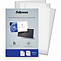 Fellowes Self-Adhesive Pouches - Business Card, 5mil, 5 pack - Laminating Pouch/Sheet Size: 3.88"x 5 mil Thickness - Type G - Glossy -  - 5220101 1 thumbnail image