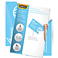 Fellowes Self-Adhesive Pouches - Business Card, 5mil, 5 pack - Laminating Pouch/Sheet Size: 3.88"x 5 mil Thickness - Type G - Glossy -  - 5220101 1 thumbnail image