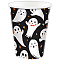 Amscan Spooky Friends Paper Cups, 9 Oz, Multicolor, 50 Cups Per Pack, Set Of 2 Packs