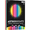 Astrobrights® Multi-Use Card Stock, Assorted Colors, Letter (8.5" x 11"), 65 lb, Pack Of 100