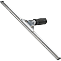 Unger 16" Pro Stainless Steel Complete Squeegee - 16" Blade - Rubber Handle - Non-slip Grip, Ergonomic - Stainless Steel - 10 / Carton 1 thumbnail image