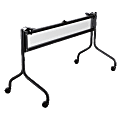 Safco Impromptu Mobile Training Table Base, For 60"W And 72"W Tabletops, Black 1 thumbnail image
