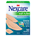 3M™ Nexcare™ Comfort Fabric Bandages, Assorted Sizes, Pack Of 50 1 thumbnail image