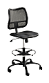 Safco® Vue Mesh/Vinyl Chair, Black 1 thumbnail image