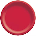 Amscan Round Paper Plates, 8-1/2”, Apple Red, Pack Of 150 Plates 1 thumbnail image