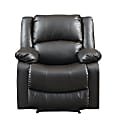 Relax A Lounger Price Faux Leather Manual Recliner, Java 1 thumbnail image
