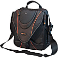 Mobile Edge 13.3" Mini Messenger Bag - Black with Orange Trim
