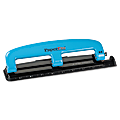 PaperPro 12-Sheet Compact 3-Hole Punch with Rubber Base, Blue/Black 1 thumbnail image