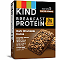 KIND Breakfast Protein Bars - Gluten-free, Dairy-free, Low Sodium, Trans Fat Free, Peanut-free - Dark Chocolate Cocoa - 1.76 oz - 6 / Box 1 thumbnail image