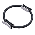 Black Mountain Products Pilates Dual-Grip Fitness Toning Ring, 15"H x 16"W x 3"D, Black