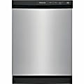 Frigidaire 24'' Built-In Dishwasher - 24" - Built-in - 14 Place Settings - 6 gal Capacity - 3 Programmes - Direct Feed Wash System - 60 dB(A) - Stainless Steel