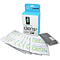 Bausch & Lomb Clens Travel Cleaning Kit - For Display Screen - Pre-moistened, Streak-free - 1 / Box - White