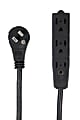 Ativa® 3-Outlet Indoor Extension Cord, 40', Round Cord Style, Black