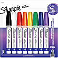 Sharpie Oil-Based Paint Markers - Medium Marker Point - Assorted Ink - Oil Based - Metal Barrel - 8 / Pack 1 thumbnail image