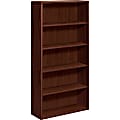 HON® 10700 Series™ Laminate Modular Shelving Bookcase, 5 Shelves, 71"H x 36"W x 13-1/8"D, Mahogany 1 thumbnail image