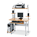 Realspace® Zillope Computer Desk, 57 7/8"H x 47 1/10"W x 26 3/5"D, Honey Maple 1 thumbnail image