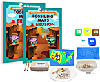 iSprowt STEM Science Class Kits, Fossil Dig, Maps & Erosion, Grades K - 5, Pack Of 20 Kits