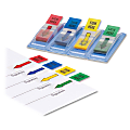 Sparco "Sign Here" Preprinted Self-Stick Flags, 1/2" x 1 3/4", Assorted Colors, Pack Of 140