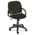 Safco® Cava Urth Fabric High-Back Chair, Black