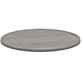 Lorell® Round Conference Tabletop, 42", Weathered Charcoal