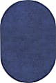 Joy Carpets® Kids' Essentials Oval Area Rug, Endurance™, 7-1/2' x 12', Midnight Sky 1 thumbnail image