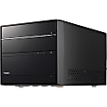 Shuttle XPC SH170R6 Barebone System Mini PC - Intel H170 Express Chipset - Socket H4 LGA-1151 - Black Aluminum - 64 GB DDR4 SDRAM DDR4-2133/PC4-17000 Maximum RAM Support - Serial ATA/600 - Intel HD Graphics Integrated - 4 x Total Expansion Slots