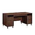 Sauder® Clifford Place 66"W Double Pedestal Executive Computer Desk, Grand Walnut®