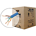 Steren 300-789BL UTP Cat.6 Cable - 1000 ft Category 6 Network Cable - Bare Wire - Bare Wire - Blue