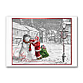 Custom Embellished Holiday Cards And Foil Envelopes, 7-7/8" x 5-5/8", The Finishing Touch, Box Of 25 Cards 1 thumbnail image